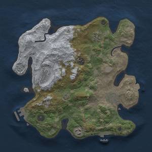 Thumbnail Rust Map: Procedural Map, Size: 3100, Seed: 1127145825, 14 Monuments