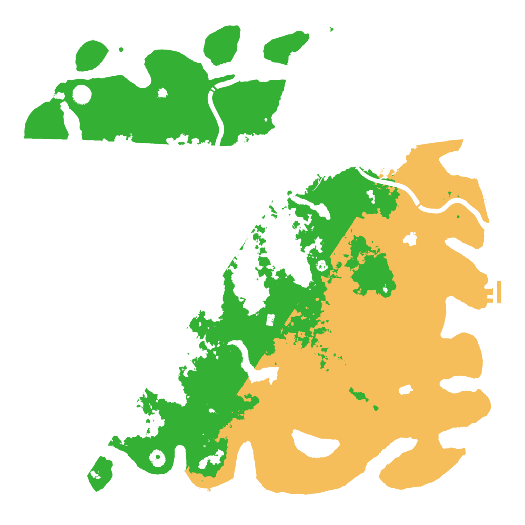 Biome Rust Map: Procedural Map, Size: 4851, Seed: 1245639