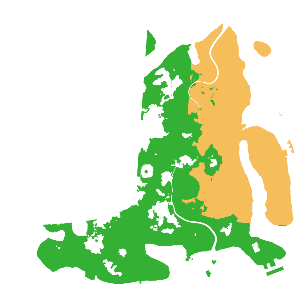 Biome Rust Map: Procedural Map, Size: 3500, Seed: 1447253441