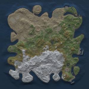 Thumbnail Rust Map: Procedural Map, Size: 4000, Seed: 20240705, 19 Monuments