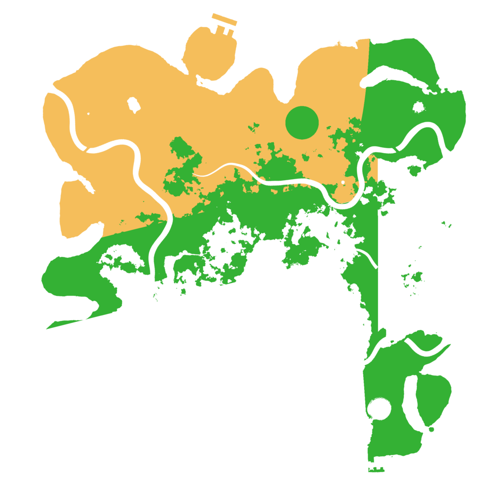 Biome Rust Map: Procedural Map, Size: 4000, Seed: 20240705