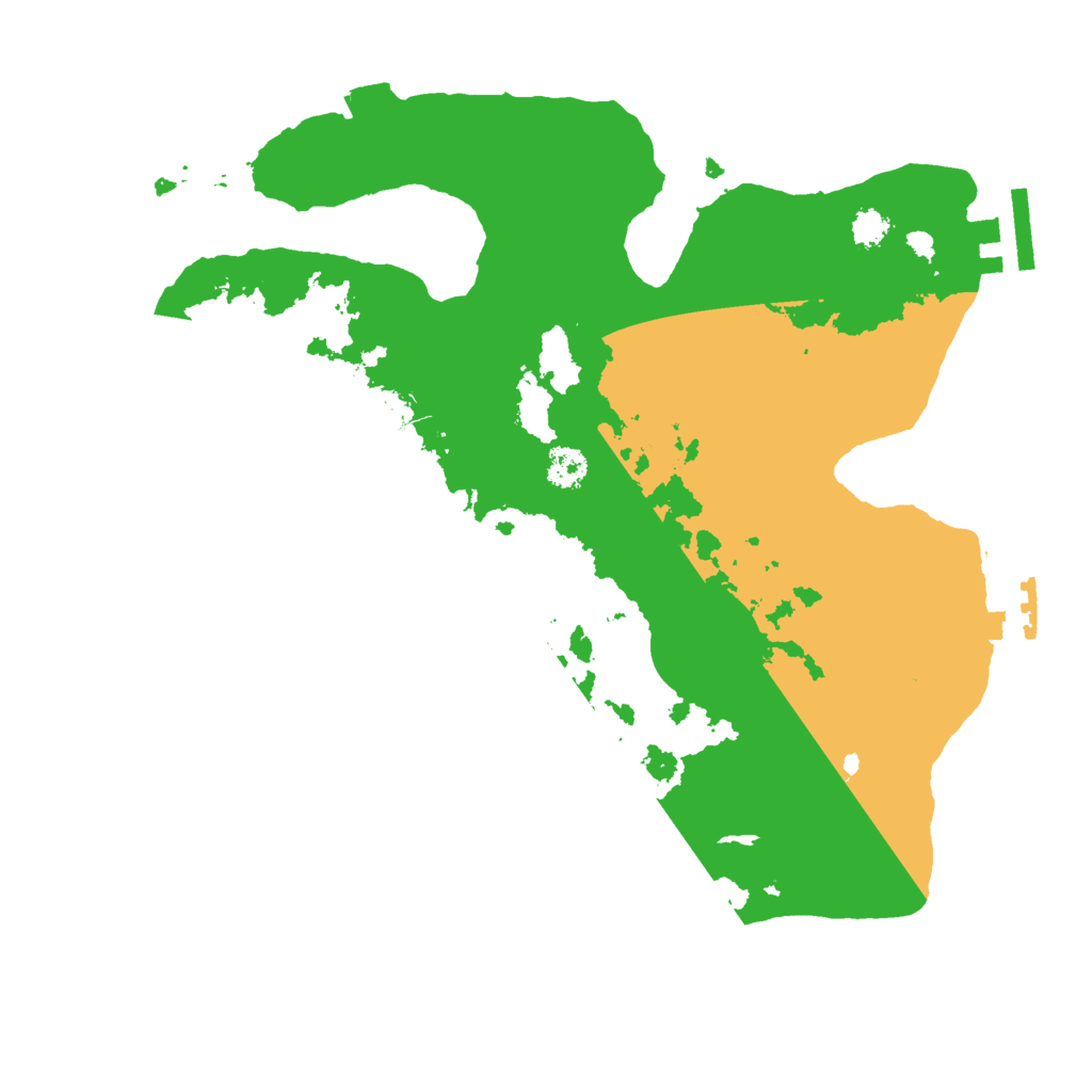 Biome Rust Map: Procedural Map, Size: 2700, Seed: 400732367