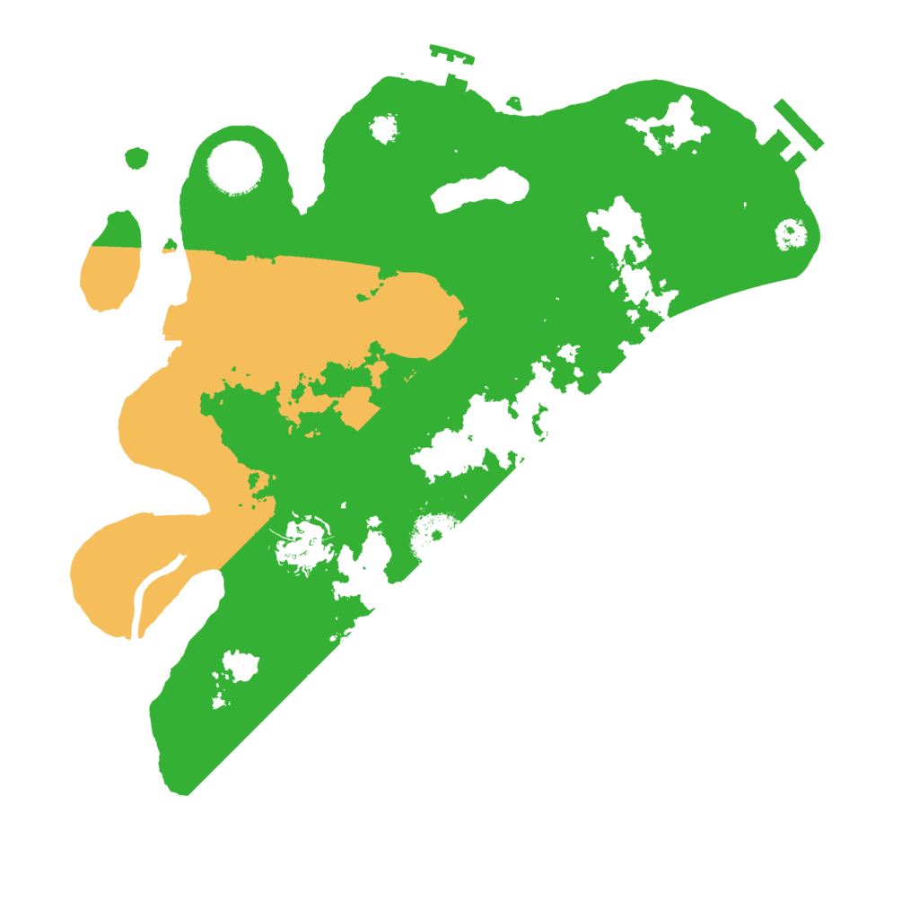 Biome Rust Map: Procedural Map, Size: 3000, Seed: 8701