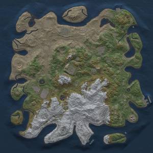 Thumbnail Rust Map: Procedural Map, Size: 4250, Seed: 1791269313, 19 Monuments