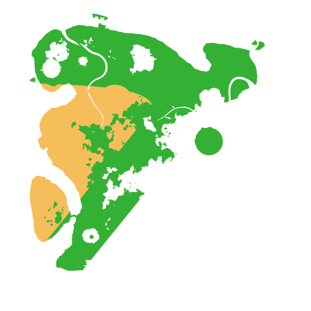 Biome Rust Map: Procedural Map, Size: 3000, Seed: 901907580