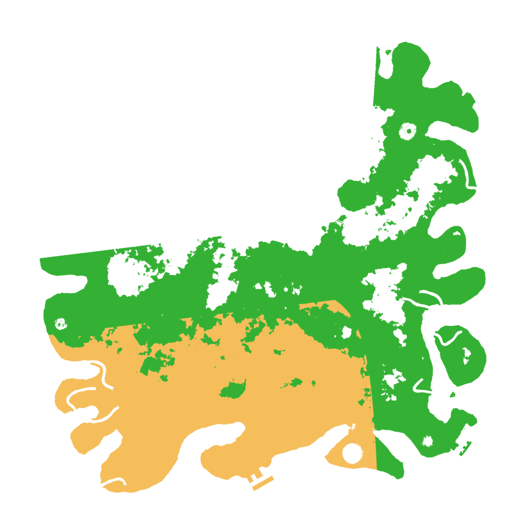 Biome Rust Map: Procedural Map, Size: 4500, Seed: 777777