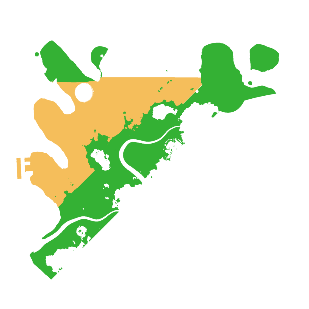 Biome Rust Map: Procedural Map, Size: 3000, Seed: 167535564