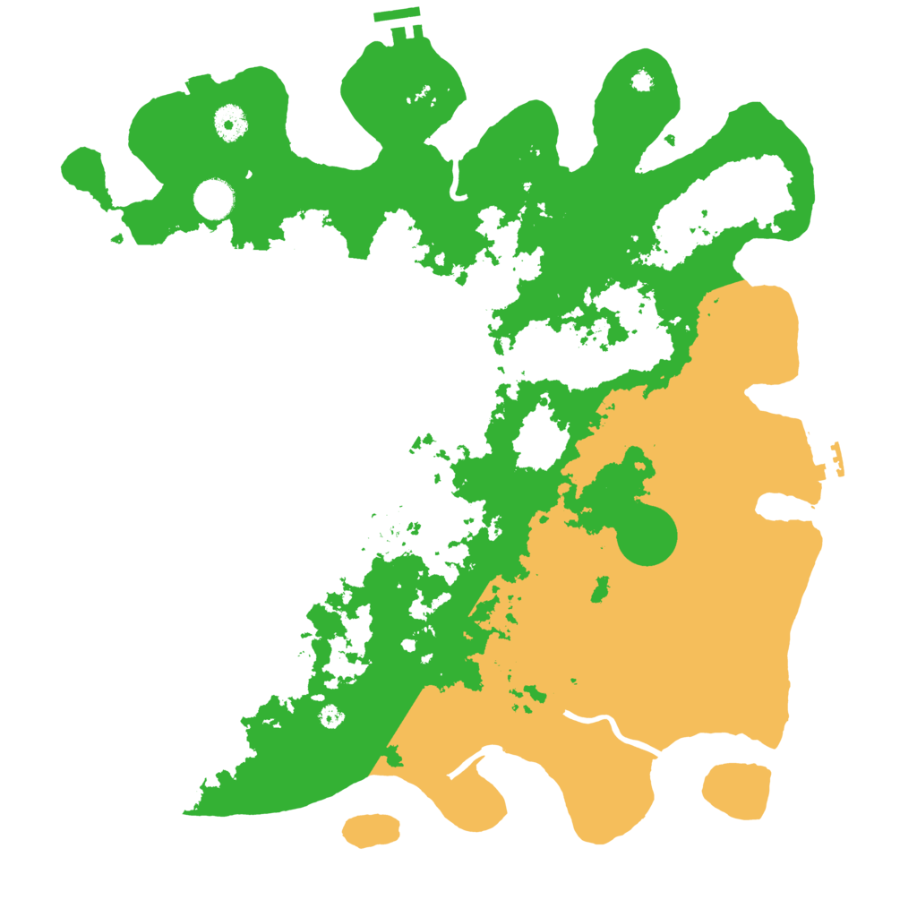 Biome Rust Map: Procedural Map, Size: 4000, Seed: 67432