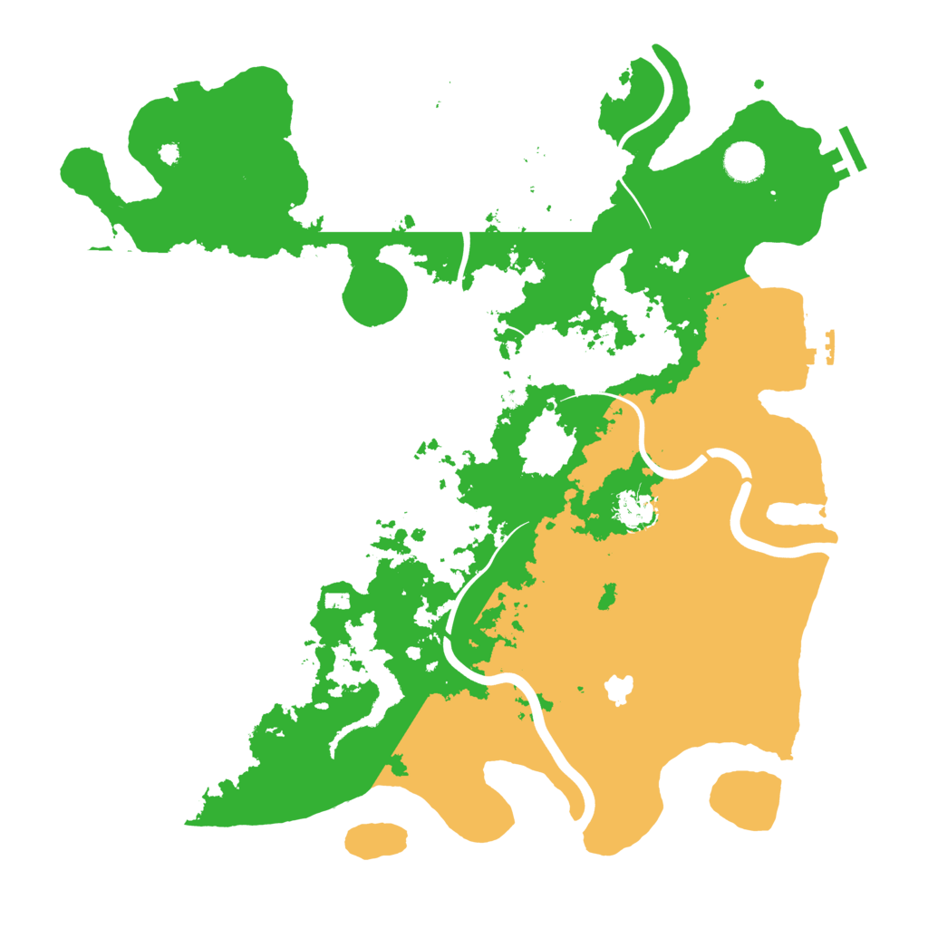Biome Rust Map: Procedural Map, Size: 4000, Seed: 67432