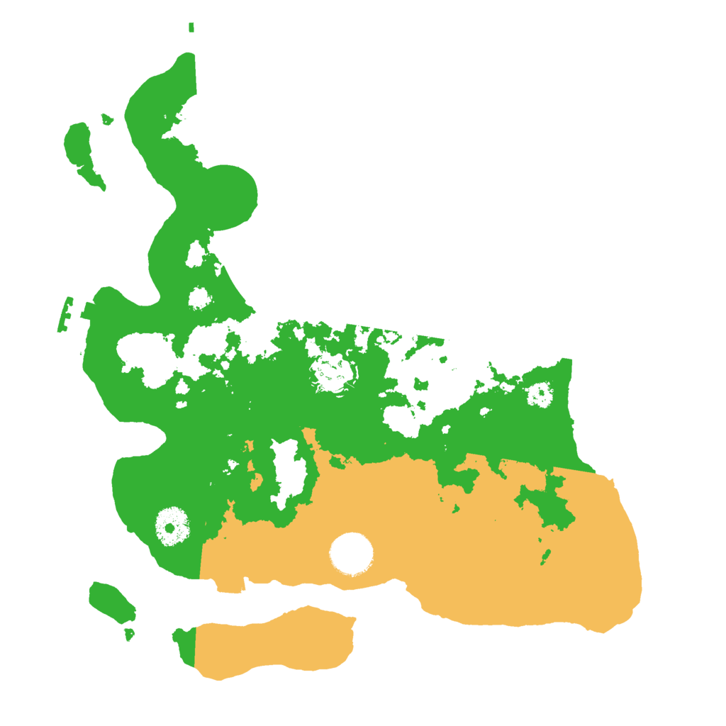 Biome Rust Map: Procedural Map, Size: 3000, Seed: 591479444