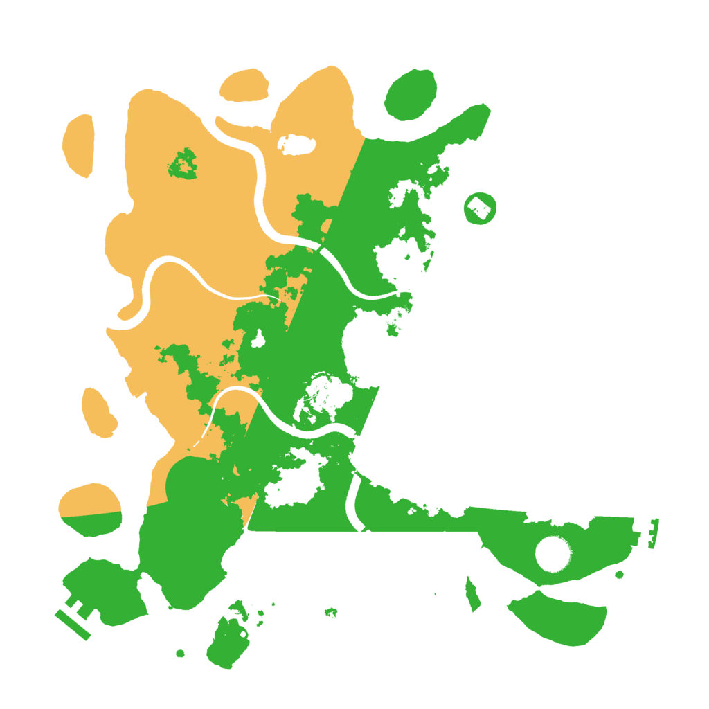 Biome Rust Map: Procedural Map, Size: 3500, Seed: 1988753408