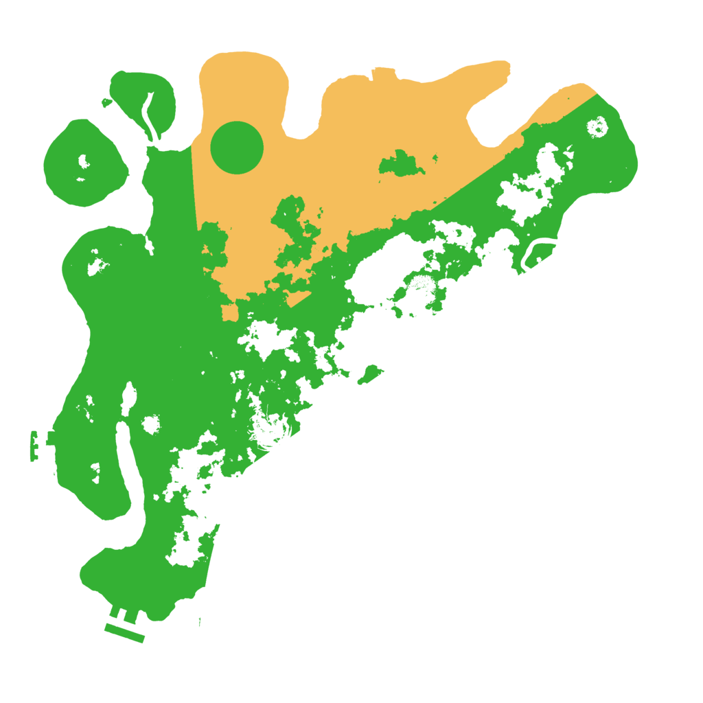 Biome Rust Map: Procedural Map, Size: 3500, Seed: 2073116606