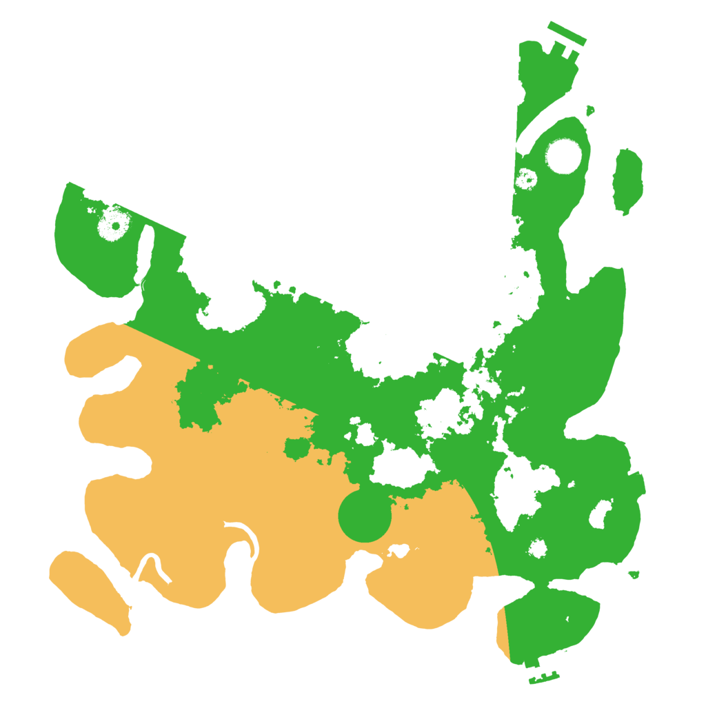 Biome Rust Map: Procedural Map, Size: 3500, Seed: 12759827