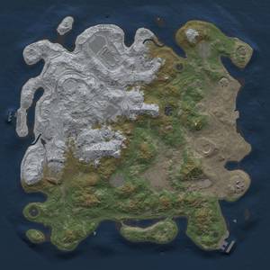 Thumbnail Rust Map: Procedural Map, Size: 4250, Seed: 1666505802, 19 Monuments