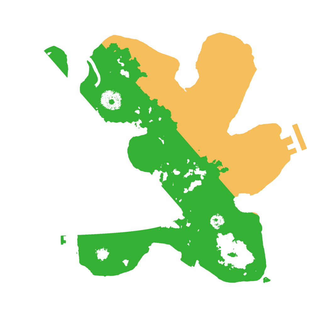 Biome Rust Map: Procedural Map, Size: 2400, Seed: 705900598
