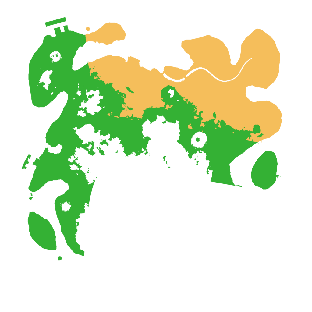 Biome Rust Map: Procedural Map, Size: 3000, Seed: 161075649