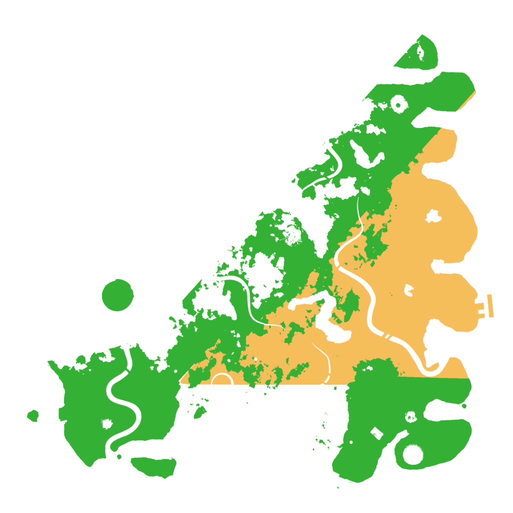 Biome Rust Map: Procedural Map, Size: 4500, Seed: 7775555