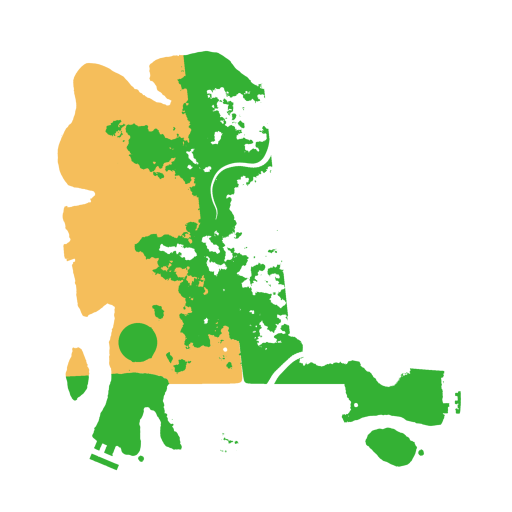 Biome Rust Map: Procedural Map, Size: 3500, Seed: 1672262065