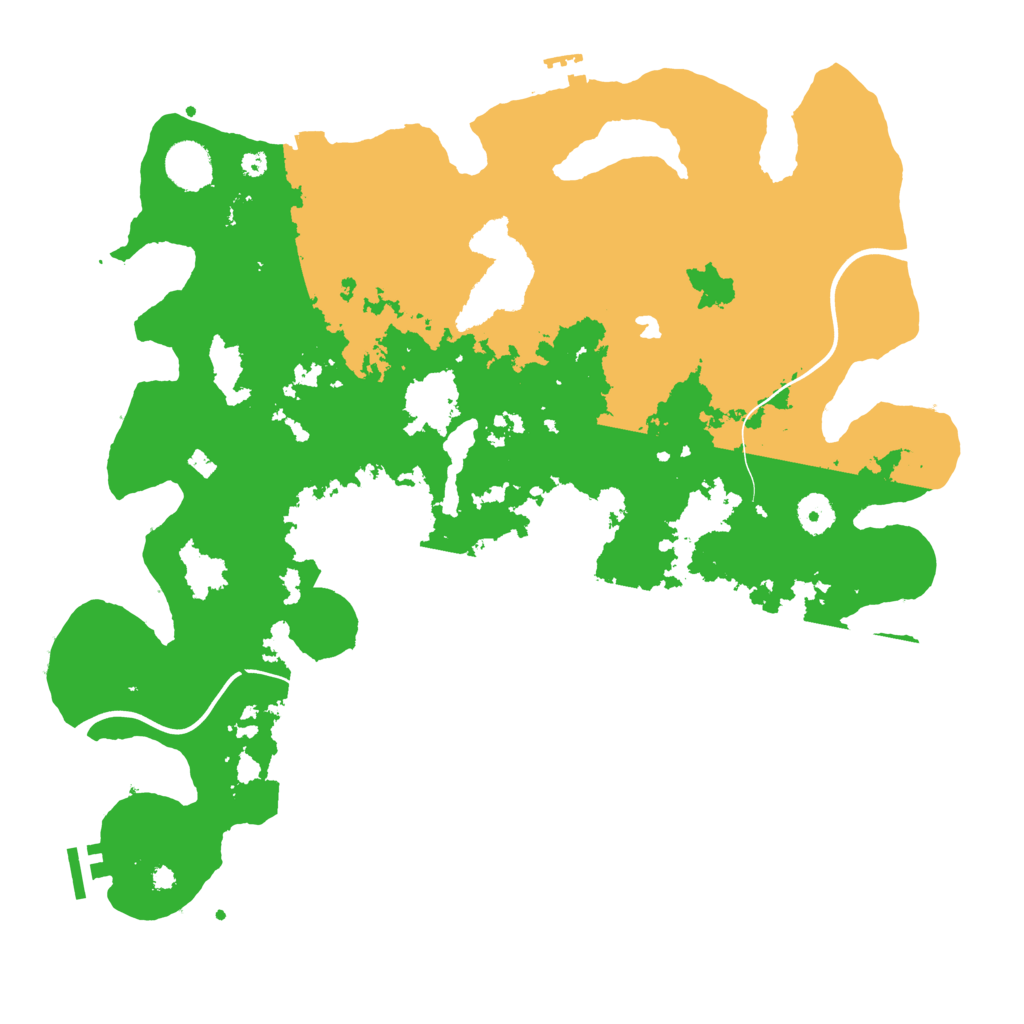 Biome Rust Map: Procedural Map, Size: 4000, Seed: 1546542154