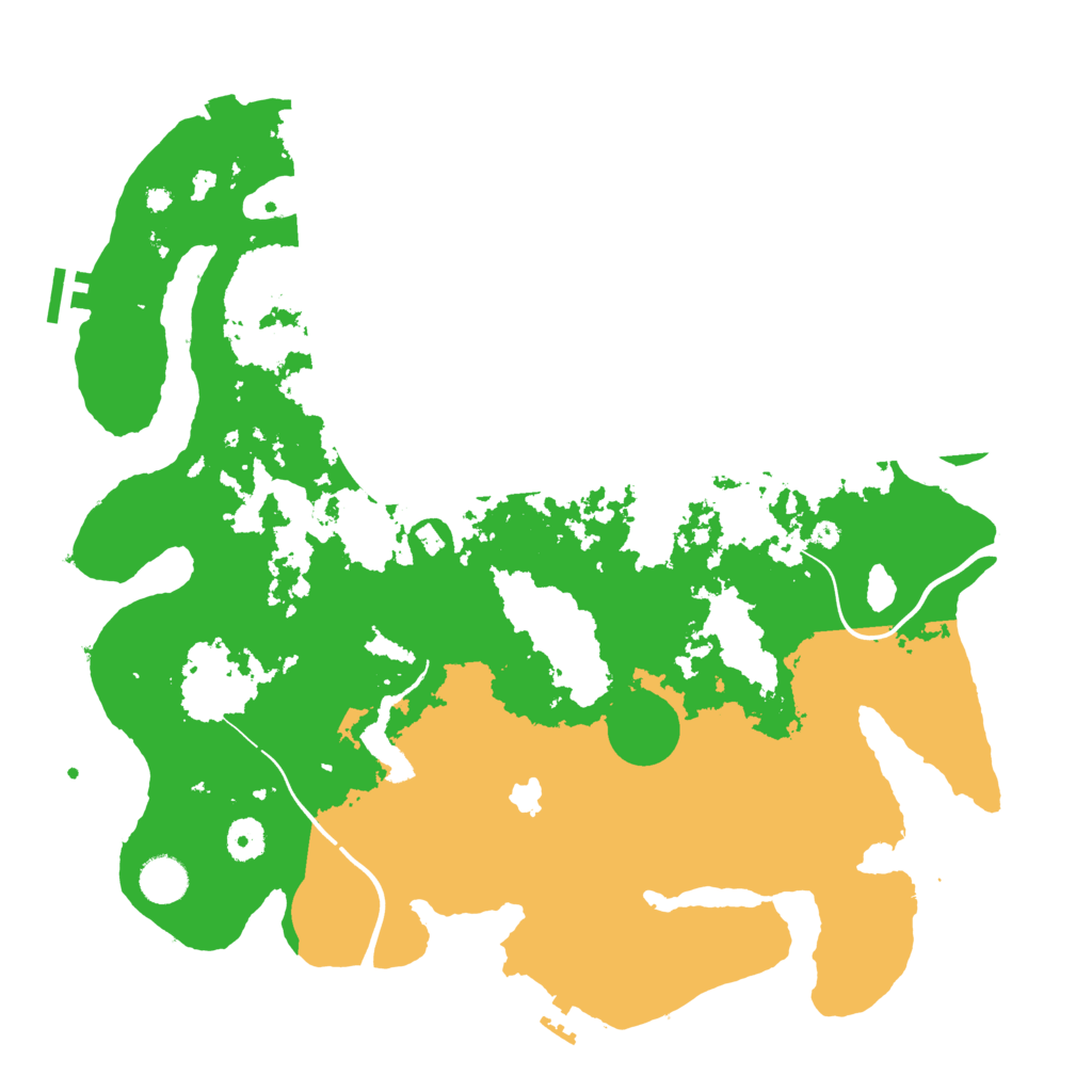 Biome Rust Map: Procedural Map, Size: 4000, Seed: 960478696