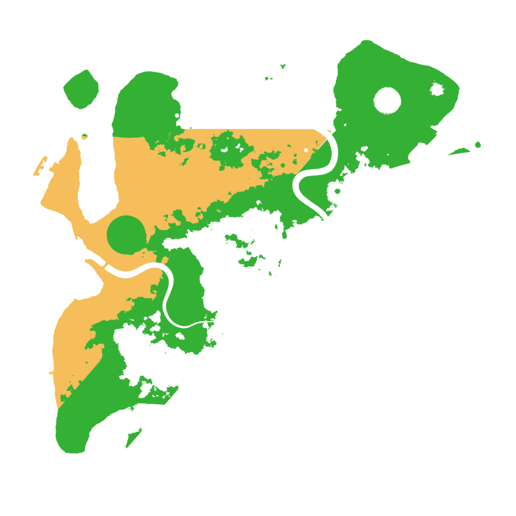 Biome Rust Map: Procedural Map, Size: 3500, Seed: 1920047780