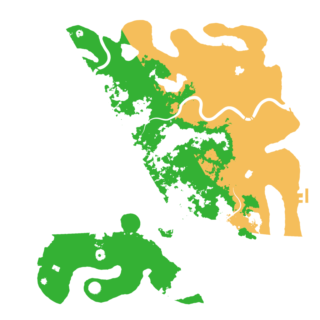 Biome Rust Map: Procedural Map, Size: 4500, Seed: 1027840126