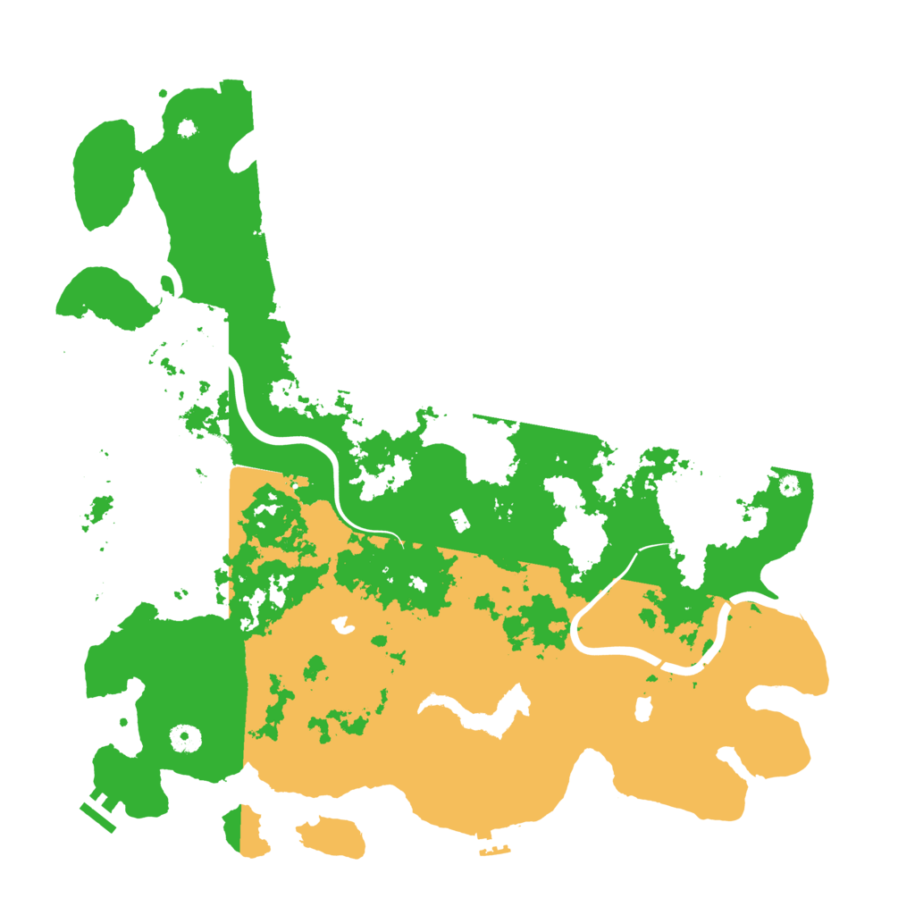 Biome Rust Map: Procedural Map, Size: 4500, Seed: 1452696817
