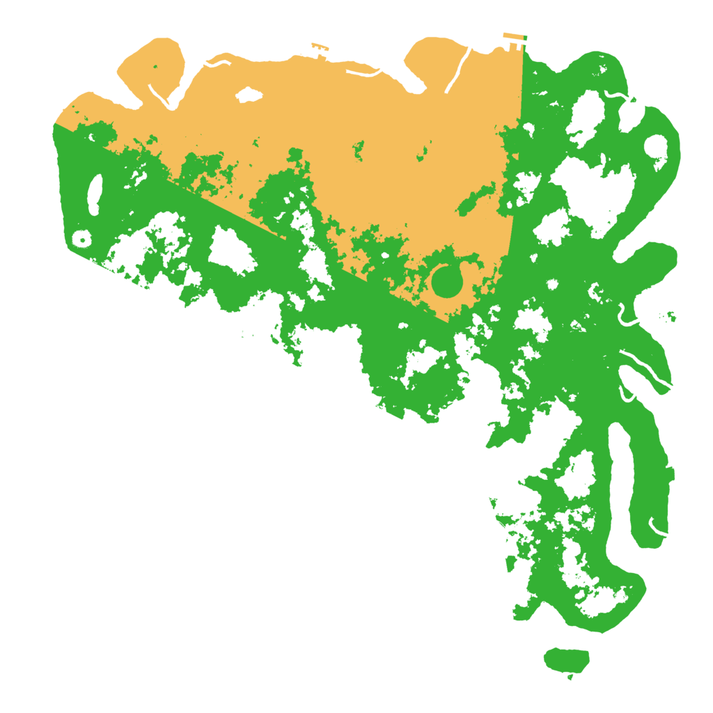 Biome Rust Map: Procedural Map, Size: 6000, Seed: 1481929680