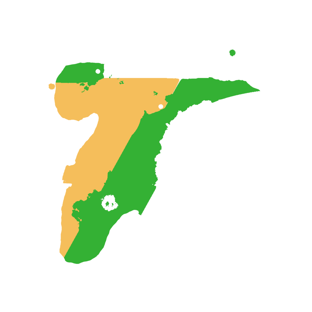 Biome Rust Map: Procedural Map, Size: 2000, Seed: 13270716