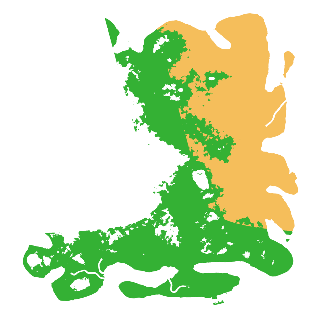 Biome Rust Map: Procedural Map, Size: 4500, Seed: 96230410