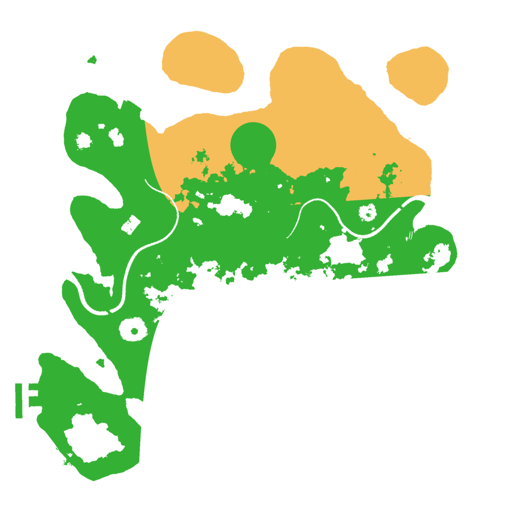 Biome Rust Map: Procedural Map, Size: 3000, Seed: 24254