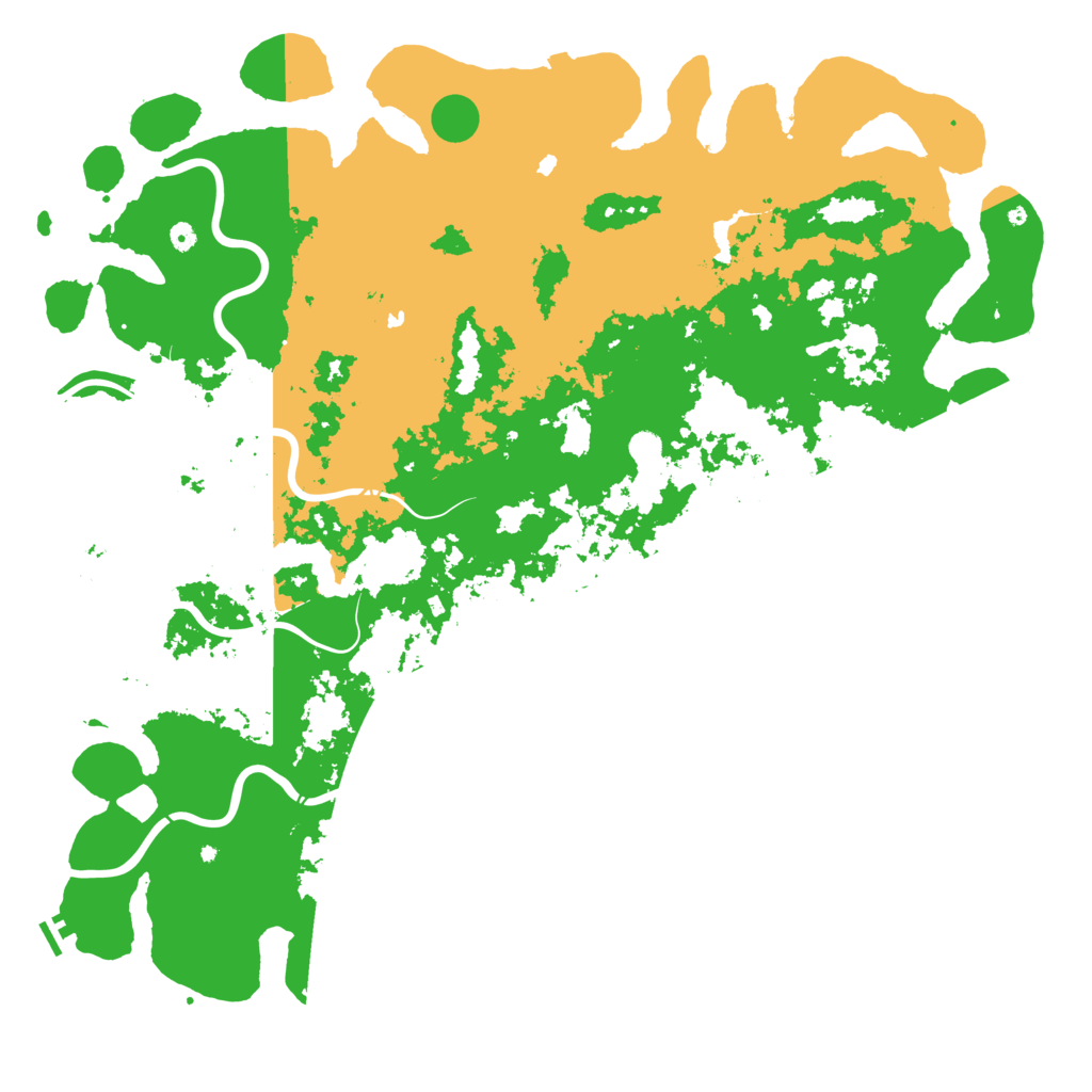 Biome Rust Map: Procedural Map, Size: 6000, Seed: 1324128952