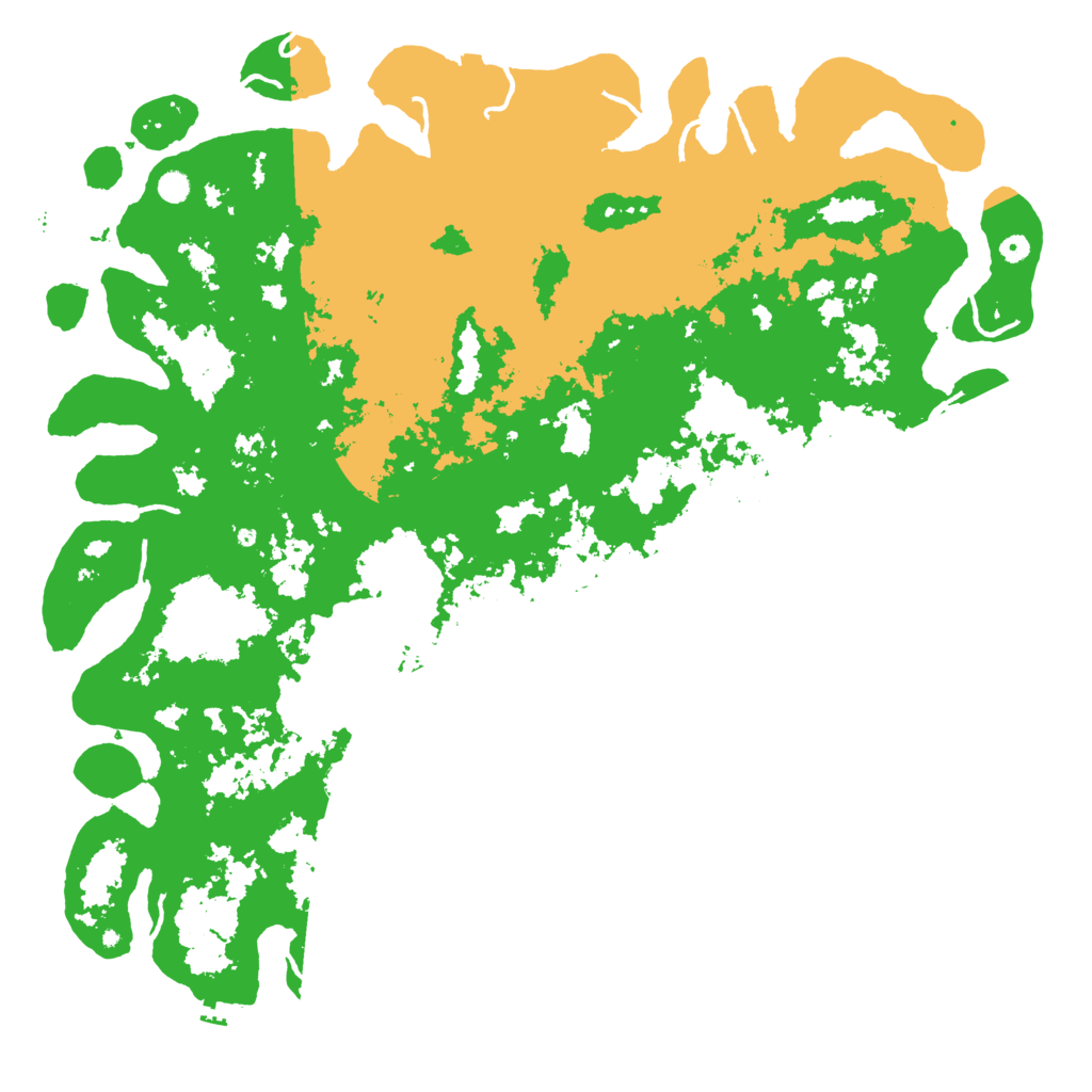 Biome Rust Map: Procedural Map, Size: 6000, Seed: 1324128952