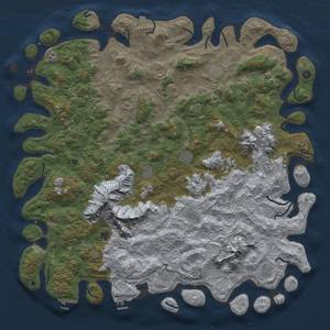 Thumbnail Rust Map: Procedural Map, Size: 6000, Seed: 1324128952, 19 Monuments