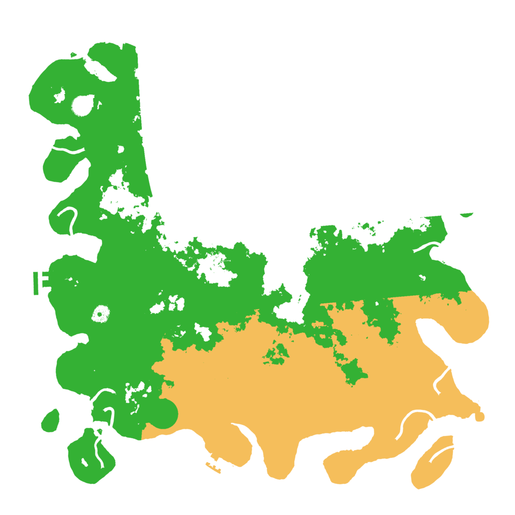 Biome Rust Map: Procedural Map, Size: 4500, Seed: 344697868