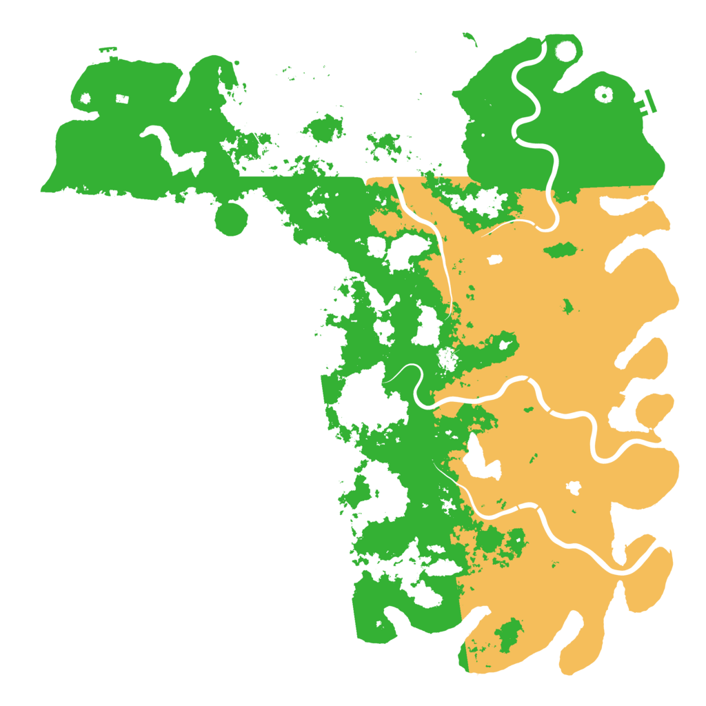 Biome Rust Map: Procedural Map, Size: 6000, Seed: 302982962