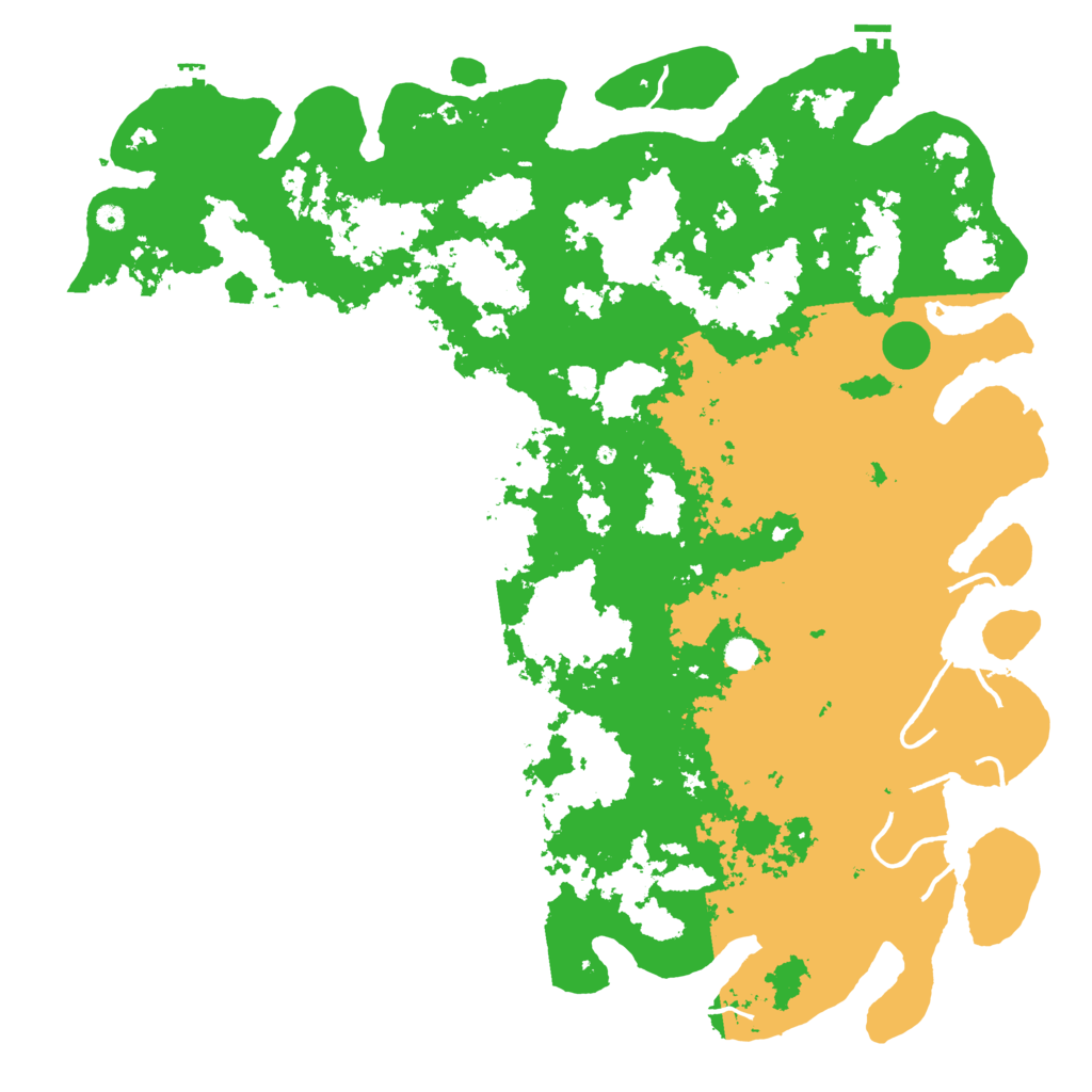 Biome Rust Map: Procedural Map, Size: 6000, Seed: 302982962
