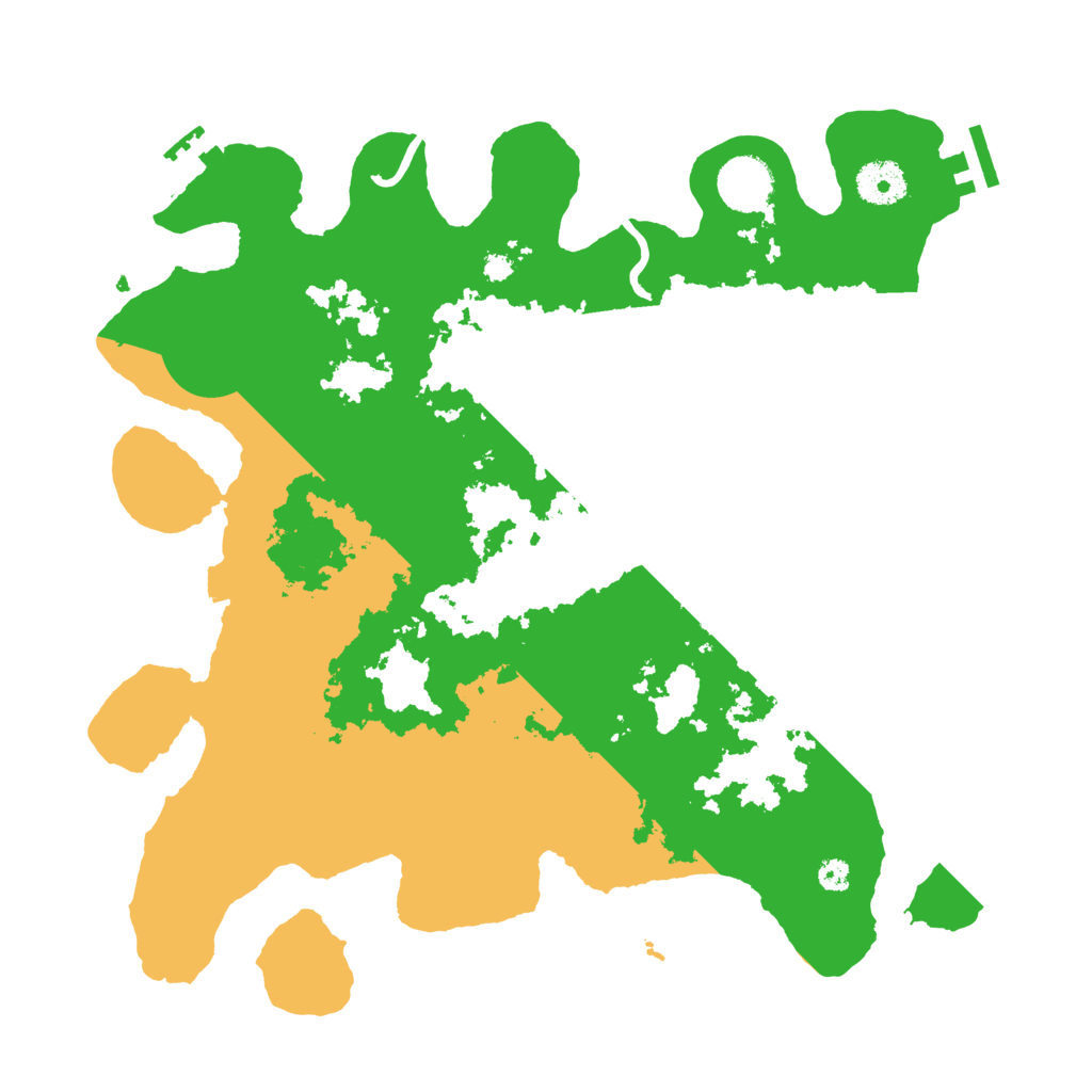 Biome Rust Map: Procedural Map, Size: 3500, Seed: 54794129