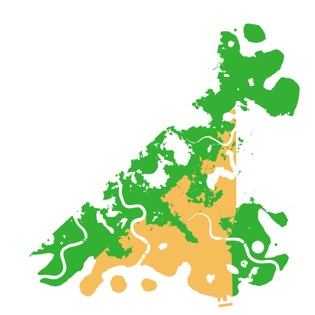 Biome Rust Map: Procedural Map, Size: 4500, Seed: 2812