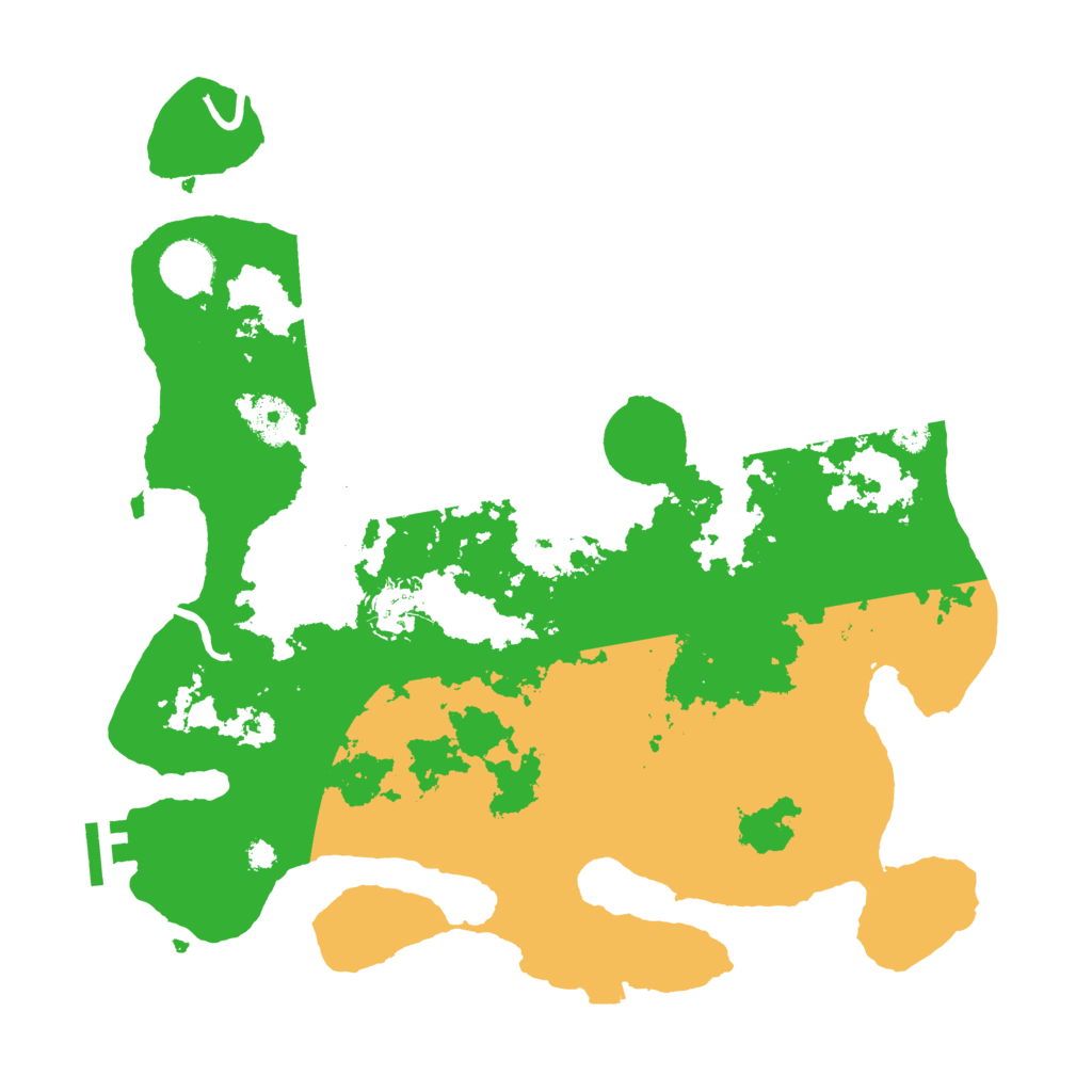 Biome Rust Map: Procedural Map, Size: 3500, Seed: 171492613