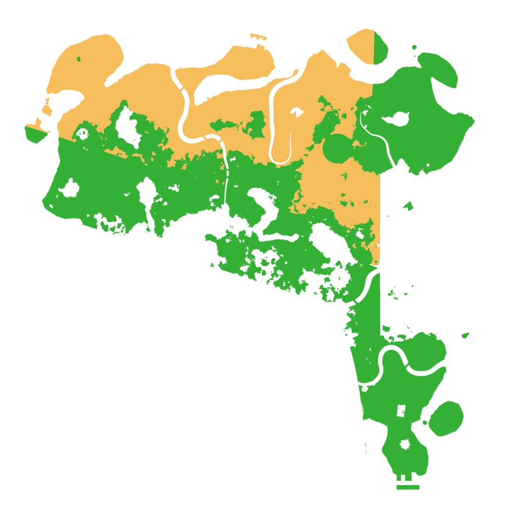 Biome Rust Map: Procedural Map, Size: 4500, Seed: 7042024