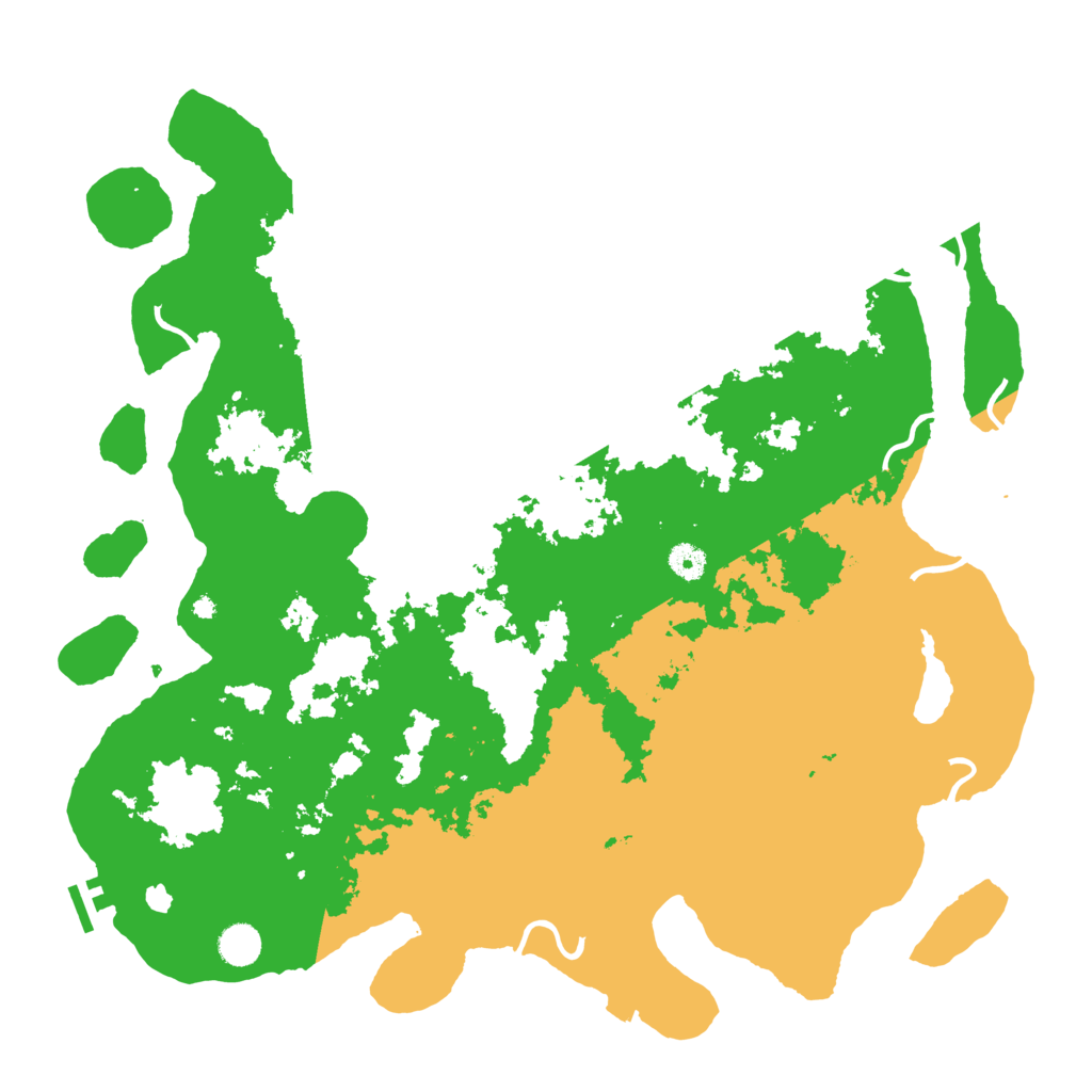 Biome Rust Map: Procedural Map, Size: 4500, Seed: 428409929