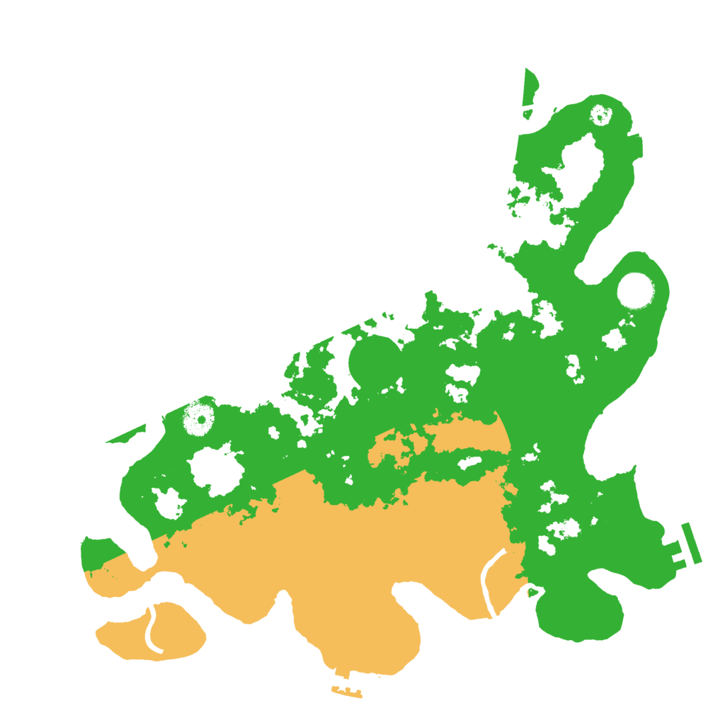 Biome Rust Map: Procedural Map, Size: 3500, Seed: 1270171307