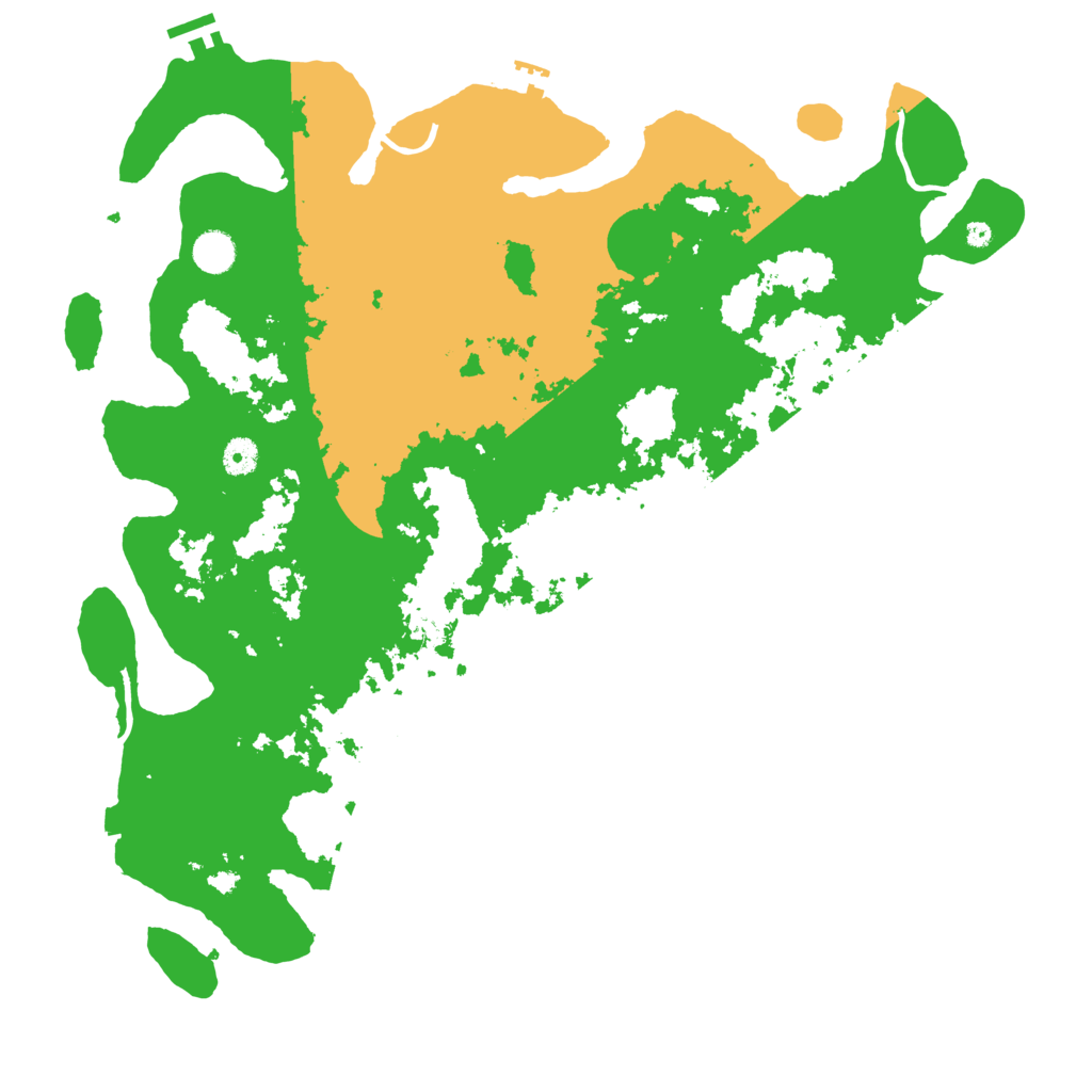 Biome Rust Map: Procedural Map, Size: 4500, Seed: 138663487