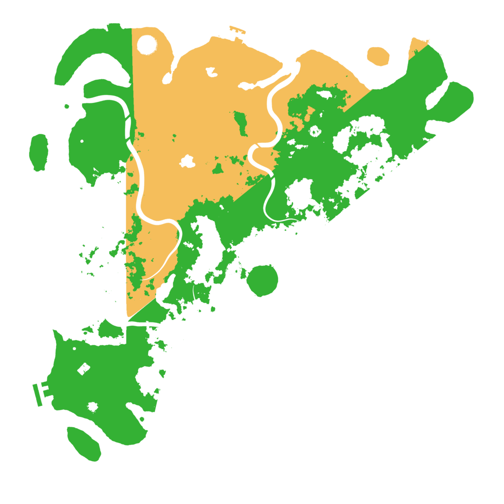 Biome Rust Map: Procedural Map, Size: 4500, Seed: 138663487