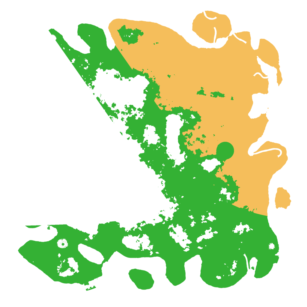 Biome Rust Map: Procedural Map, Size: 4600, Seed: 1768791733
