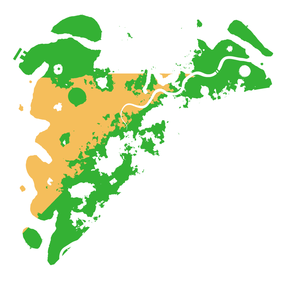 Biome Rust Map: Procedural Map, Size: 4500, Seed: 23465534