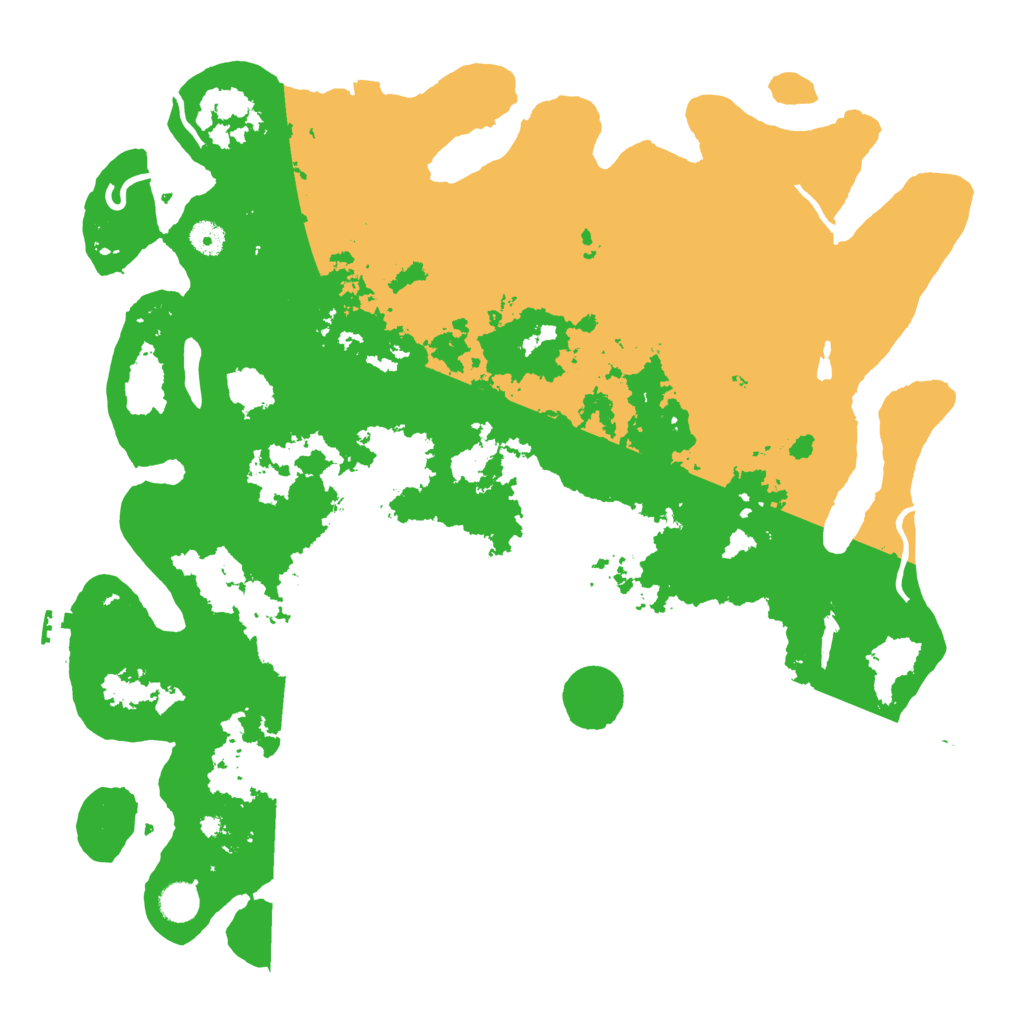 Biome Rust Map: Procedural Map, Size: 4500, Seed: 66699969