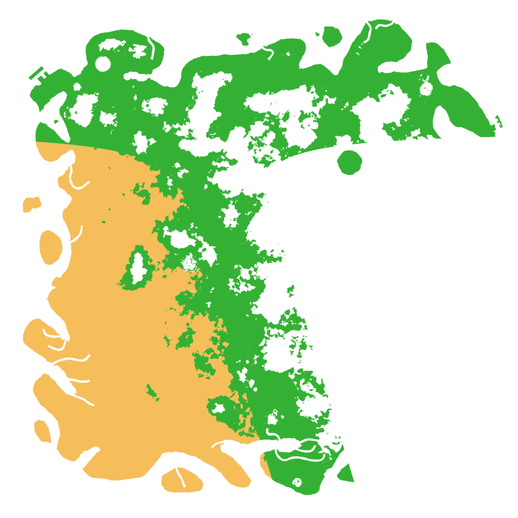 Biome Rust Map: Procedural Map, Size: 6000, Seed: 60729940