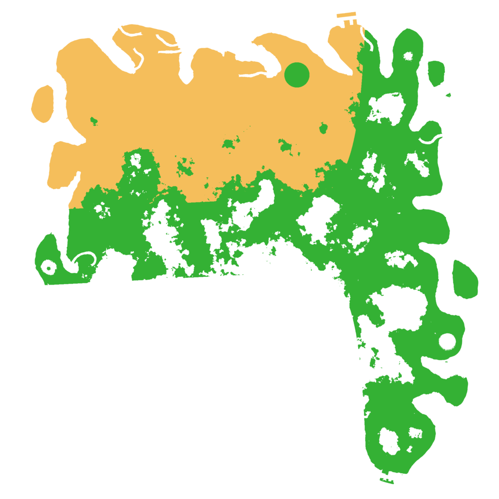 Biome Rust Map: Procedural Map, Size: 5250, Seed: 344252380